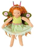 Kathe Kruse Waldorf Dragonfly Libelle Flippippi Doll Green - Red Hair - 11 in.