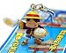 【地域限定】 ONE PIECE ワンピース 豚まんバージョン 根付ストラップ ルフィ: 見てるだけで元気になれそうな楽しそうな笑顔がいいね☆