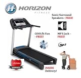 Horizon T101 Treadmill - with MP3 Jack and Speakers