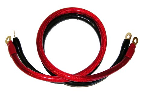 Power Bright 4-AWG3 4 AWG Gauge 3-Foot Professional Series Inverter Cables