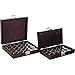 40 Gem Jars Foam Inserts & 2 Boxes Display Storage Case
