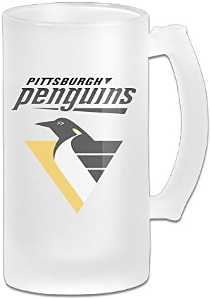 J3G9 Stainless Steel Vacuum Insulated Home Mug Pittsburgh Hockey Mascot Thermal Water Bottle White