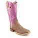 ROCKY Del Rio Saddle Pink Boots Cowboy Shoes Womens 10