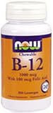 Now Foods B-12 1000 Mcg, 100 L-Ouncesenges (Pack of 3)