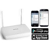 Skiva Cloud Wifi Router (802.11n 300 Mbps) with USB Storage Port and iPhone & iPad Apps (mySkiva RT001)