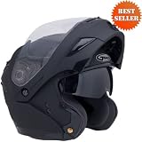 GMax Helmets - GMax GM54S Modular Helmet with Inner Sun Visor Solids