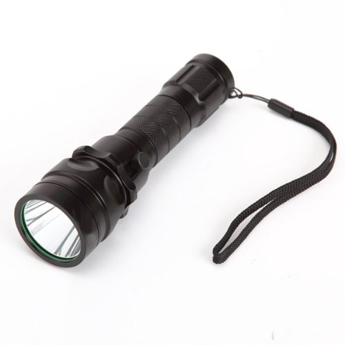 Pellor　充電式LED水中ライト　ダイビングライト　1200ルーメン　CREE XM-L T6　搭載 100ｍまでの潜水作業ダイビングライト　充電器＋1x 18650バッテリー付き！