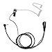 GoodQbuy® 2 PCS Advanced Nipple Covert Acoustic Tube Bodyguard FBI Earpiece Headset Mic for Motorola Talkabout 2 Two Way Radio Walkie Talkie 1-pin