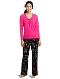 Hue Sleepwear Women's Micro Cocktails Sleepwear Thermal Set