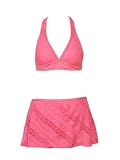VM by Manhattan Beachwear Strawberry Chantilly Skirted Bikini S