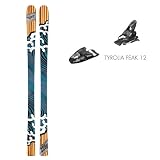 RAMP Sports Kumoniwannaskiya Unisex Advanced Frontside Carving Alpine Ski with Tyrolia Peak 12 Binding - 169cm