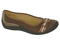 Privo Women's Trumpet Flat,Chocolate/Metallic,7.5 M