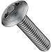 18-8 Stainless Steel Machine Screw, Inch, Truss Head, Tamper Resistant Drilled Spanner Drive, Plain Finish, Meets ASME B16.6.3 (2010), ASTM F837 Specifications, Right Hand Threads, Made In US