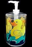 Rubber Ducky Duck Duckie LOTION or Liquid SOAP DISPENSER Pump