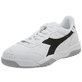  : Diadora Heritage Men's Maverick Sneaker,White/Black,7.5 M