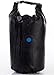 Bago Dry Bags - SEE-THROUGH Waterproof Window. Plus Cell Phone Dry Bag, Adjustable Shoulder Strap. Fits in your Backpack Duffel Sack. Lightweight & Heavy Duty (5L+10L Black)