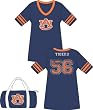 Auburn Football Jersey - Nightshirt in a Bag Auburn Football Jersey - Nightshirt in a Bag