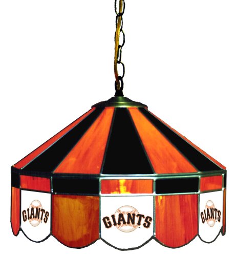 Imperial San Francisco Giants Licensed 16-Inch Diameter Stained Glass Pub Light