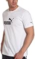 Puma Young Men's No. 1 Logo Tee, White/Black, Medium
