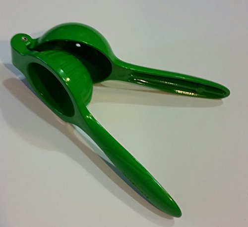 Green Enameled Aluminum Citrus Squeezer