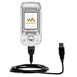 Klassisches USB Kabel f�r Sony Ericsson w550c mit Hot Sync und aufladen Einsatzm�glichkeiten - von Gomadic mit TipExchange Technology