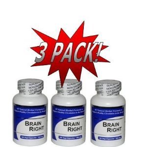 Brain Right (100 Capsules) - Concentrated Herbal 
