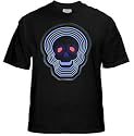 Raving Mega Future Skull Flashing T-Shirt #4