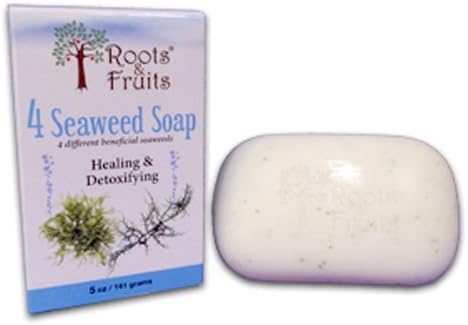 New - Roots and Fruits Bar Soap - 4 Seaweed - 5 oz