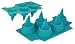 Floating Shark Fin Shaped Ice Tray