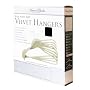 Karen Rhodes 3280 Slim Anti-Slip Velvet Hangers, Sage, Set of 24