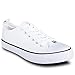 Twisted Womens Hunter Lo-Top Stylish Canvas Sneakers - White, Size 9