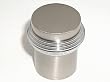Top Knobs-Somerset Collection M342 Split Finish Knob in Brushed Satin Nickel and Polished Chrome