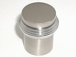 Top Knobs-Somerset Collection M342 Split Finish Knob in Brushed Satin Nickel and Polished Chrome