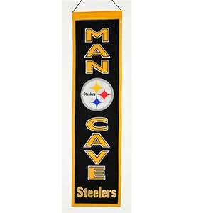 Pittsburgh Steelers Man Cave Banner