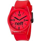 Neff Mens NF0201-red Custom Designed Neff and PU Strap red Watch