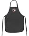 FSU Apron NCAA College Logo Black Florida State University TOP RATED for Grilling, Barbecue, Kitchen and Cooking Best Unique Gifts for a Man, Men, HIM HER Women, Ladies. GIFT IDEA!