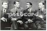 Rat Pack~ Rat Pack Postcard~ Rare Postcard!!~ Approx 4