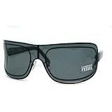 Gianfranco Ferre GF68301 Unisex Sunglasses - Black/Clear with POLARIZED LENSES