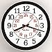 Wall Clocks - This wall clock features large, easy-to-read numerals on a 12' white dial. Hours