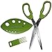 Master Culinary Herb Stripper and 5-blade Scissors Kit featuring Cleaning Brush