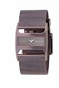 Ladies DKNY IP Mesh Bracelet Watch With Brown Dial