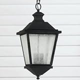 Murray Feiss Woodside Hills OL5711BK 3 Light 180 watt (20H x 9W) Outdoor Pendant Lighting in Black