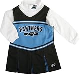 Carolina Panthers Girls 7-16 Long Sleeve Cheerleader Jumper