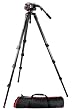 Manfrotto Stativ Kit 504HD,536K (inkl. Fluid-Videokopf 504HD, 536K Carbon-Stativ, Stativtasche)
