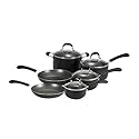 T-Fal Professional Total Nonstick 10-Piece Cookware Set, Black