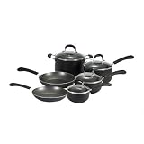 T-Fal Professional Total Nonstick 10-Piece Cookware Set, Black