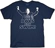Seinfeld George My Boys Can Swim Navy T-shirt Tee
