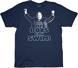 Seinfeld George My Boys Can Swim Navy T-shirt Tee