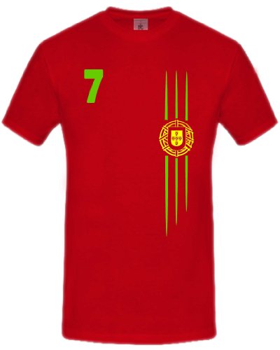 FUSSBALL WM 2014 – PORTUGAL FANSHIRT 3215(K-R) Gr. 152/164
