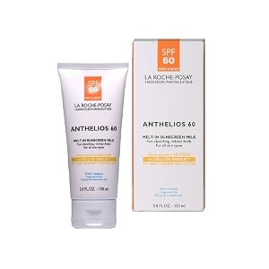La Roche-Posay Anthelios 60 Melt-In Sunscreen Milk For Face & Body, 5-Ounce Tube